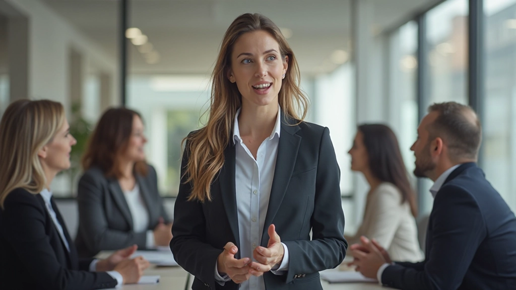 Twee professionals in gesprek, een spreekt assertief terwijl de ander luistert en respecteert de grenzen